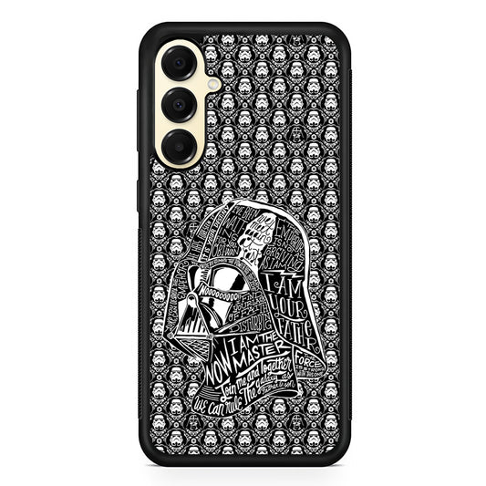 Star Wars Dart Vader Pattern Samsung Galaxy A16 Case | Slim Rubber Samsung Galaxy A16 Case