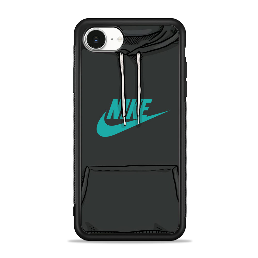 Nike Grey Hoodie iPhone 16e Case - Slim Silicone Case