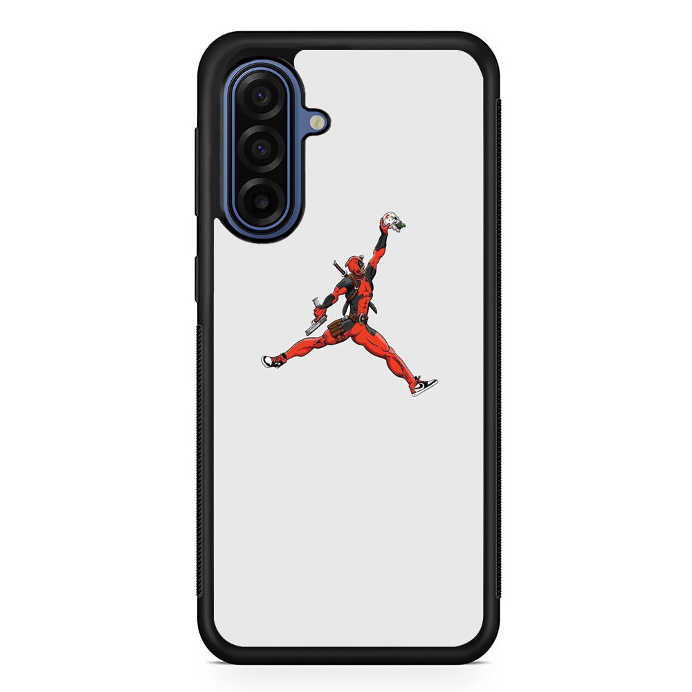 Jordan Deadpool Meme White Milk Samsung Galaxy A17 Case | Durable Samsung Galaxy A17 Cover