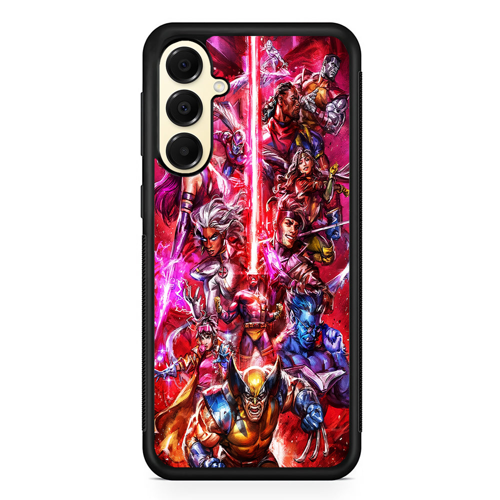 The X-Men vs Magneto Art Samsung Galaxy A16 Case | Slim Rubber Samsung Galaxy A16 Case
