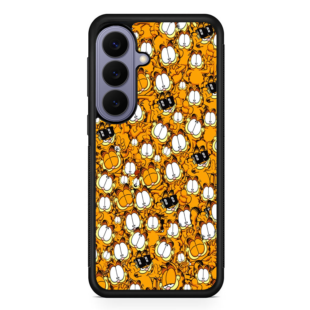 Garfield Cartoon Collage Samsung Galaxy S26 Case | Durable Rubber Case for Samsung Galaxy S26