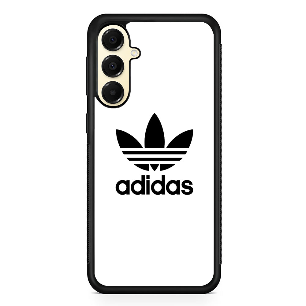 Adidas Milk White Samsung Galaxy A16 Case | Slim Rubber Case for Samsung Galaxy A16