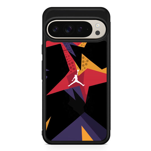 Air Jordan Silhouette of Footstep Google Pixel 9 Pro Case | Slim Protective Cover