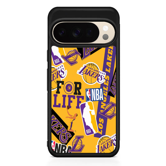 NBA Los Angeles Lakers Pride Google Pixel 10 Pro XL Case | Slim Google Pixel 10 Pro XL Protective Case