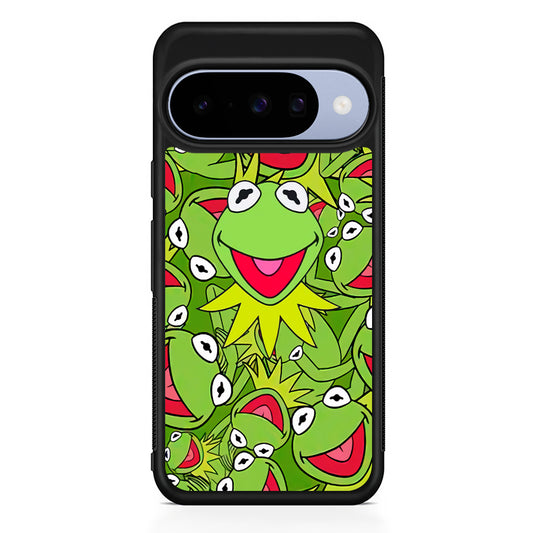 Kermit Frog Smile Feeling Happy Google Pixel 10 Case | Google Pixel 10 Rubber Protective Case