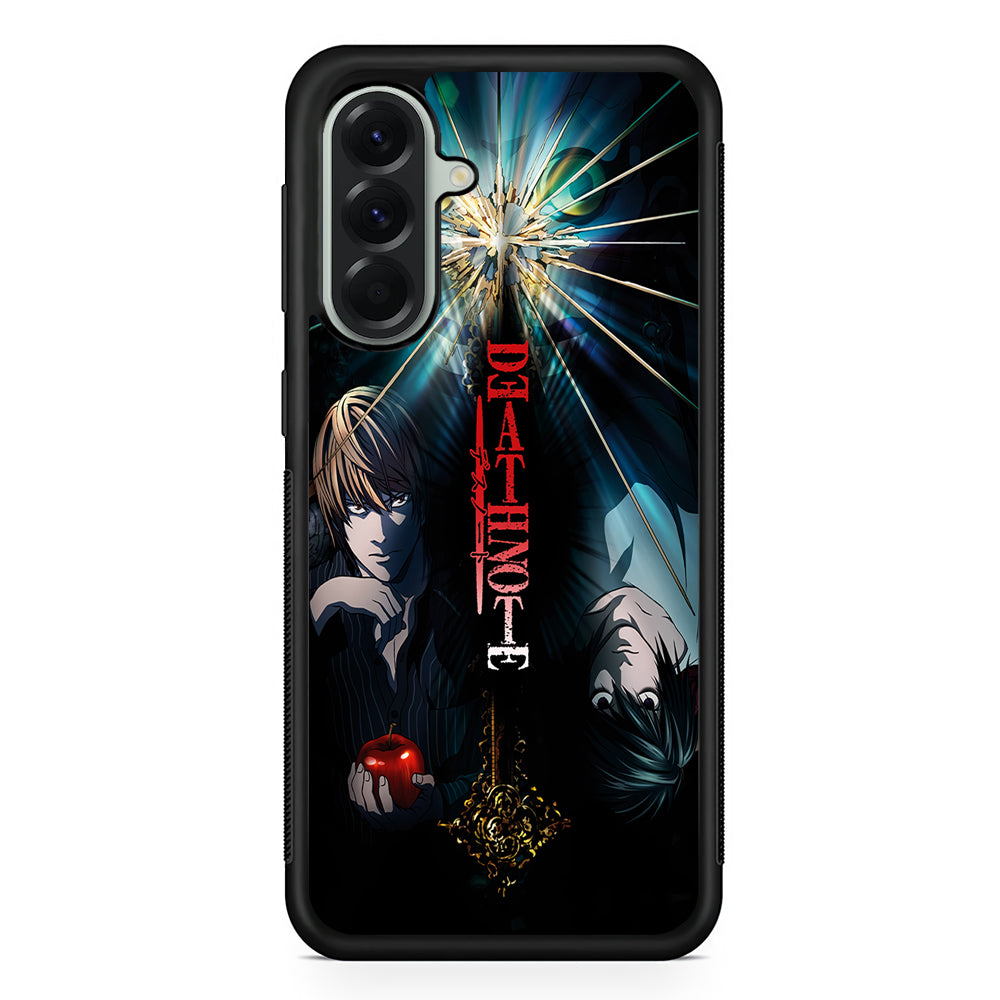 Light Yagami VS L Death Note Samsung Galaxy A56 Case | Samsung Galaxy A56 Protective Rubber Case