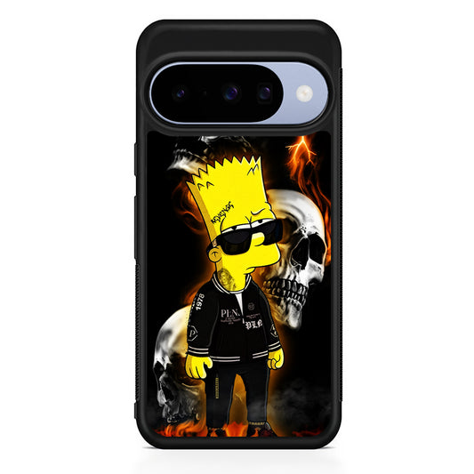 Bart Simpson Bad Boy Google Pixel 10 Case | Google Pixel 10 Rubber Protective Case
