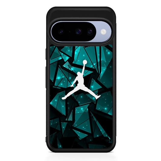 Air Jordan Shards of Crystal Google Pixel 10 Case | Google Pixel 10 Rubber Protective Case