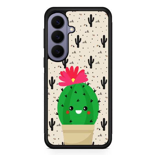 Cactus Tiny Pot Samsung Galaxy S26 Case | Durable Rubber Case for Samsung Galaxy S26