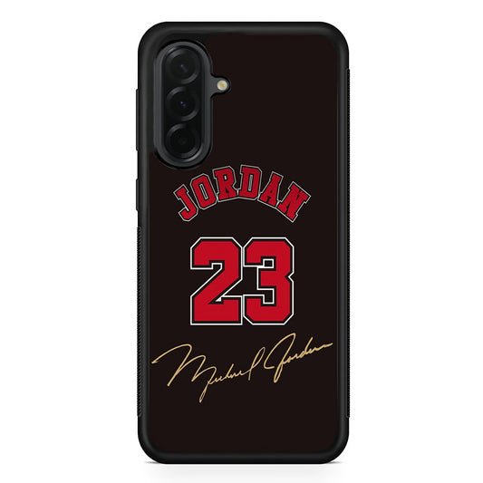 Air Jordan Signature Number Samsung Galaxy A36 Case | Slim Samsung Galaxy A36 Protective Case