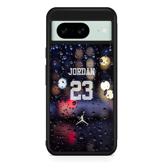 Air Jordan Glow from Rainy Night Google Pixel 8 Case | Durable Protective Cover for Google Pixel 8