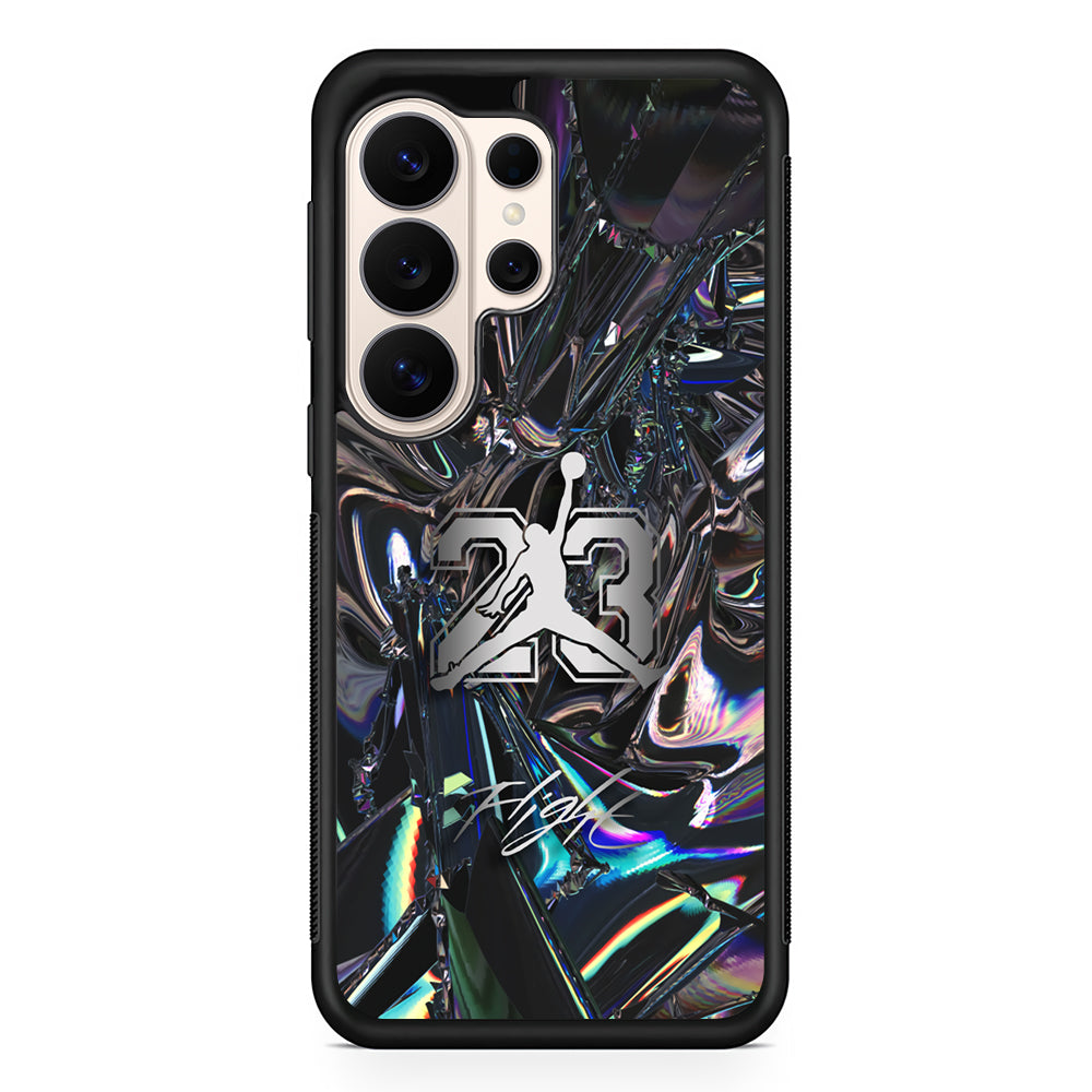 Air Jordan Abstract Mirror Backdrop Samsung Galaxy S26 Ultra Case | Durable Samsung Galaxy S26 Ultra Phone Case