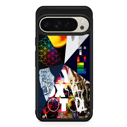 Coldplay Album Cover Collage Google Pixel 9 Pro Case | Slim Protective Cover