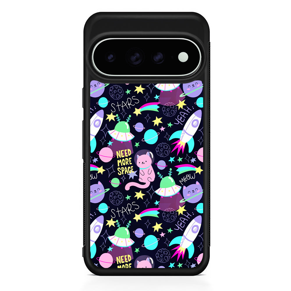 Astronauts Rockets Cat Google Pixel 11 Pro XL Case - Custom Design Protective Case