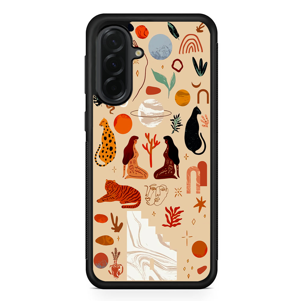 Art of Nature Women Samsung Galaxy A36 Case | Protective Rubber Cover