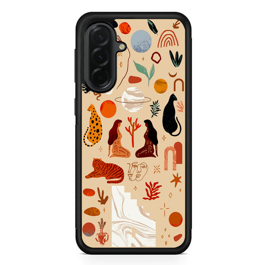 Art of Nature Women Samsung Galaxy A36 Case | Protective Rubber Cover