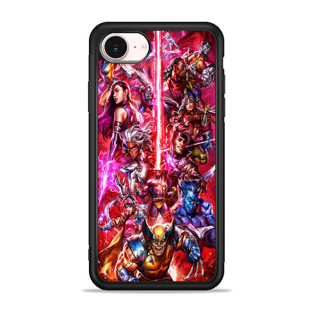 The X-Men vs Magneto Art iPhone 17e Case - Silicone Case