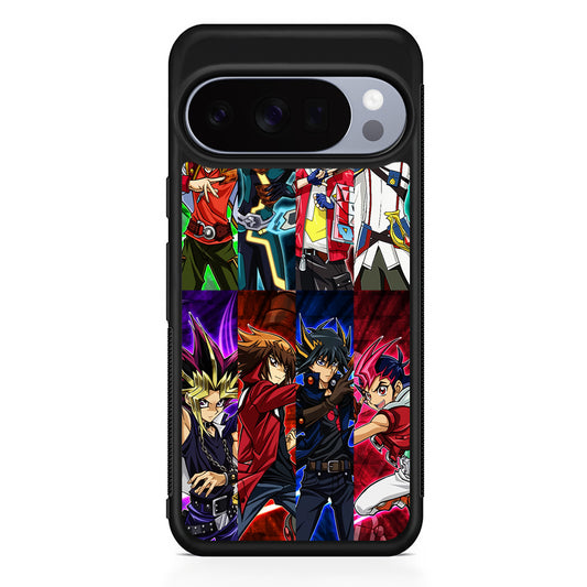 Yu-Gi-Oh All Main Character Google Pixel 10 Pro Case | Slim Google Pixel 10 Pro Rubber Case