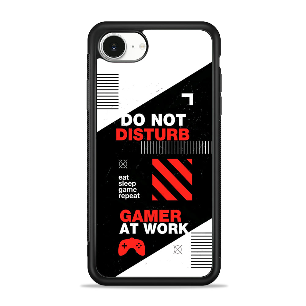 Caution and Do Not Disturb iPhone 16e Case | Protective Phone Cover