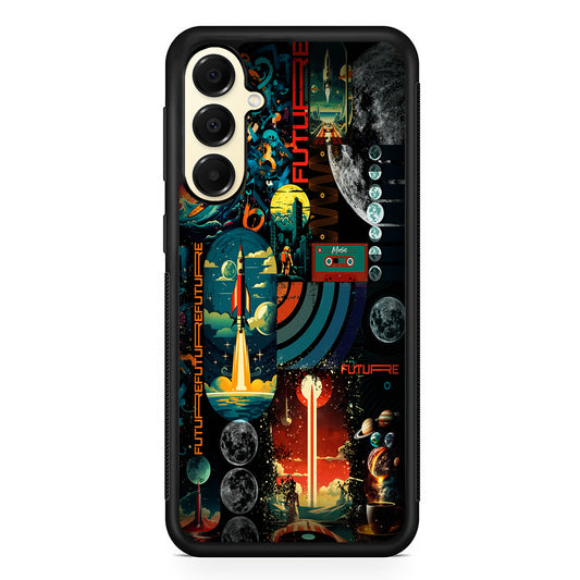 Travel Future Worlds Space Samsung Galaxy A16 Case | Slim Rubber Samsung Galaxy A16 Case