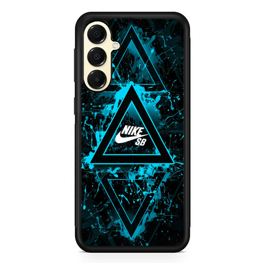 Nike Blue Paint Triangle Samsung Galaxy A16 Case | Custom Protective Samsung Galaxy A16 Case