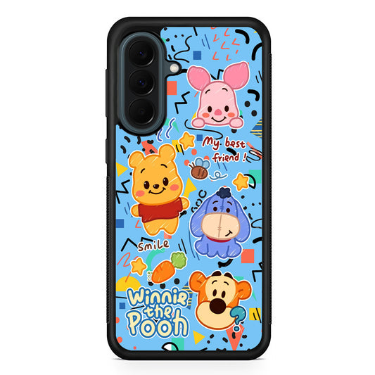 Winnie The Pooh The Best Friend Samsung Galaxy A37 Case | Samsung Galaxy A37 Rubber Phone Case