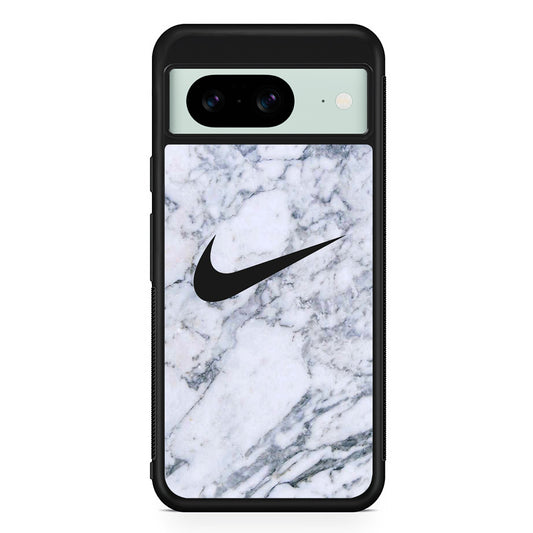 Nike Marble Space Google Pixel 8 Case | Slim Rubber Case for Google Pixel 8