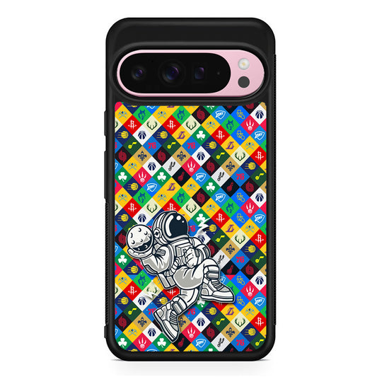 Astronauts Basketball Team Logo Google Pixel 9 Pro XL Case | Protective Cover