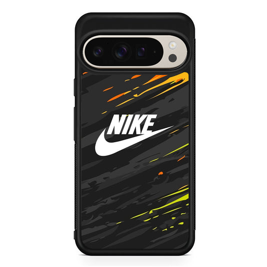 Nike Grey Dominant Abstract Google Pixel 9 Pro Case | Slim Protective Cover