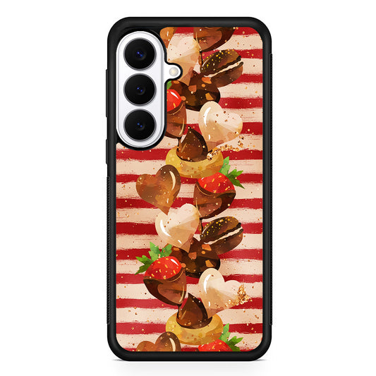 Strawberry in Chocolate and Cookie Samsung Galaxy S26 Plus Case | Slim Protective Cover for Samsung Galaxy S26 Plus