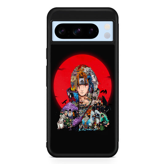 Naruto Akatsuki Clan History Google Pixel 8 Pro Case | Slim Rubber Case for Google Pixel 8 Pro