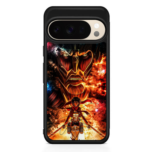 Attack on Titan Mikasa Art Google Pixel 10 Pro XL Case | Slim Google Pixel 10 Pro XL Protective Case