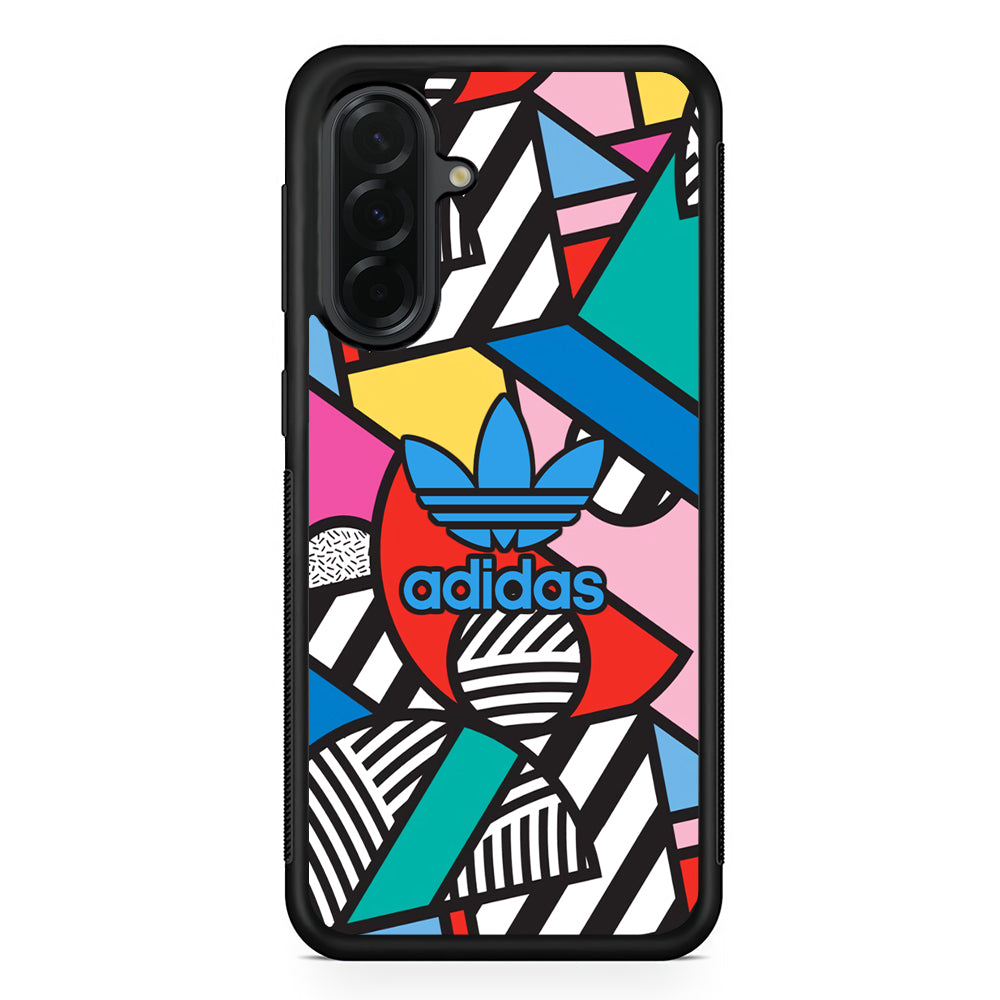 Adidas Collage of Shape Samsung Galaxy A36 Case | Slim Samsung Galaxy A36 Protective Case