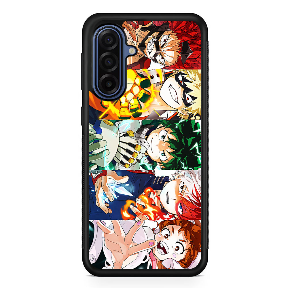 My Hero Academia Main Characters Samsung Galaxy A17 Case | Slim Protective Phone Cover