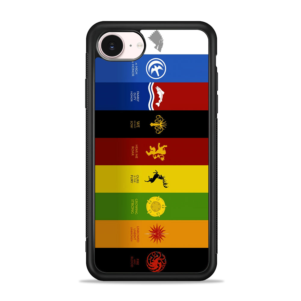 Game Of Thrones Flag Slogan iPhone 17e Case - Silicone Case