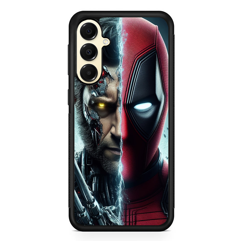 Deadpool and Wolverine Cooperation Samsung Galaxy A16 Case | Slim Rubber Samsung Galaxy A16 Case