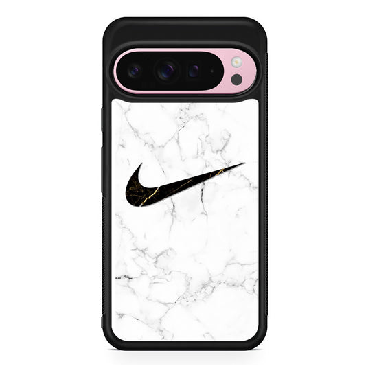 Nike Gold Line in Marble Google Pixel 9 Pro XL Case | Protective Cover