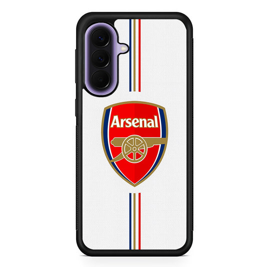 Arsenal Emblem Stripe Line Samsung Galaxy A57 Case | Slim Samsung Galaxy A57 Rubber Case