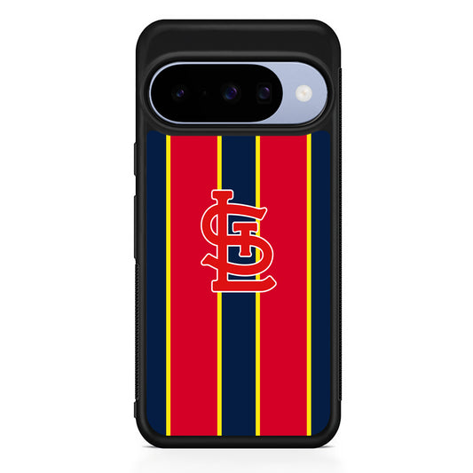 MLB St Louis Cardinals Logo Google Pixel 10 Case | Google Pixel 10 Rubber Protective Case