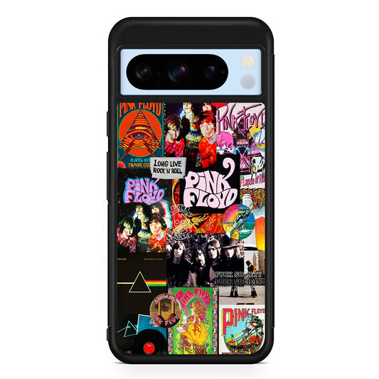 Pink Floyd Rock Aesthetic Google Pixel 8 Pro Case | Slim Rubber Case for Google Pixel 8 Pro