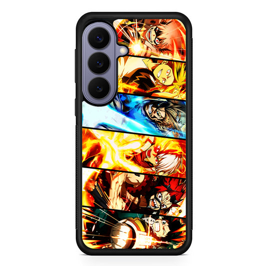 My Hero Academia All Characters Samsung Galaxy S26 Case | Durable Rubber Case for Samsung Galaxy S26