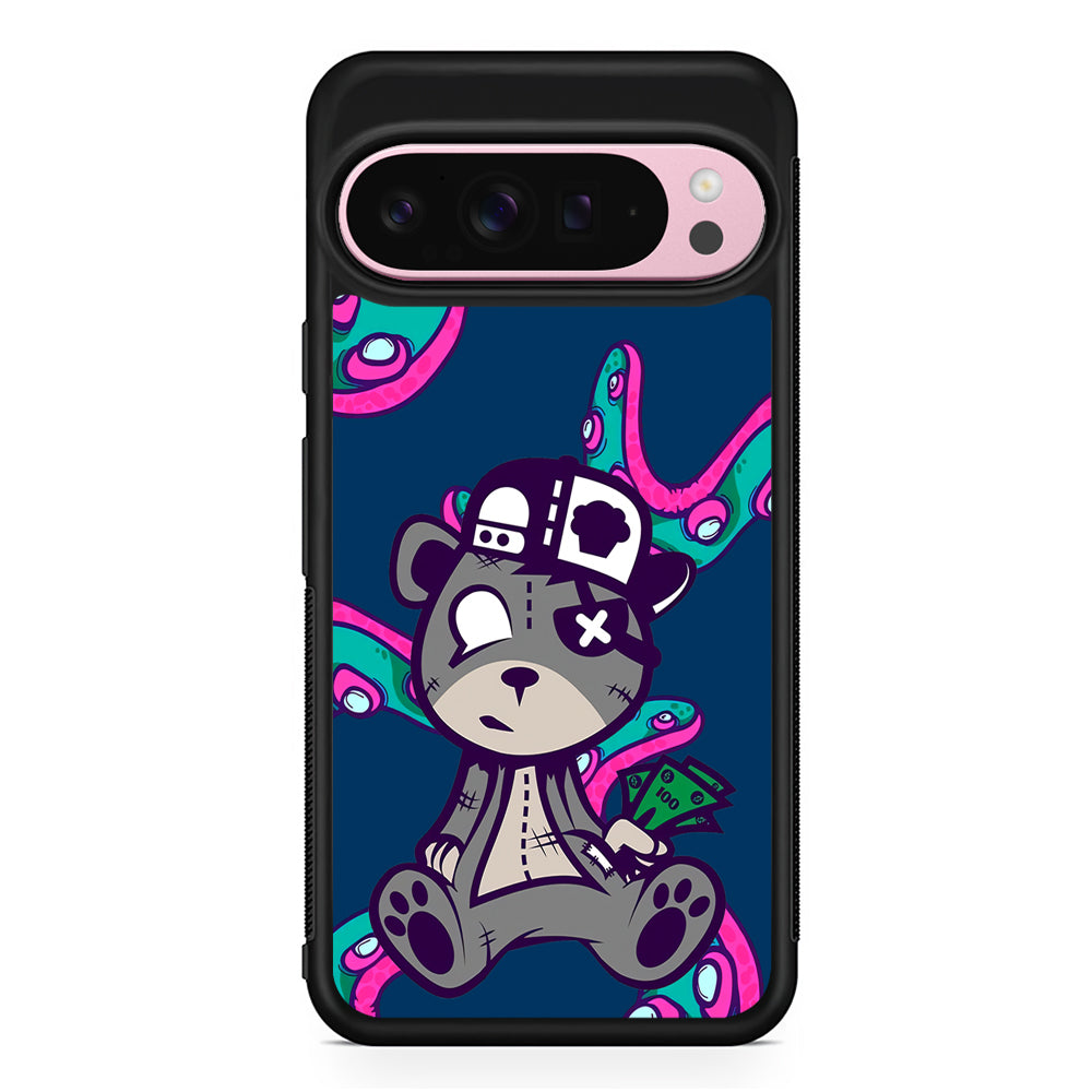 Gangsta Bear Need The Money Google Pixel 9 Pro XL Case | Protective Cover