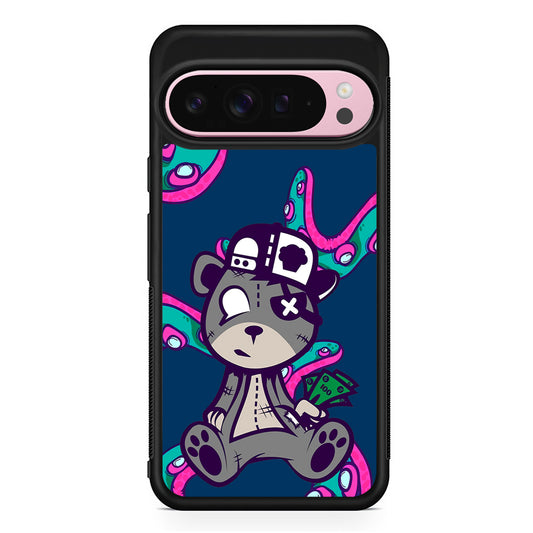 Gangsta Bear Need The Money Google Pixel 9 Pro XL Case | Protective Cover