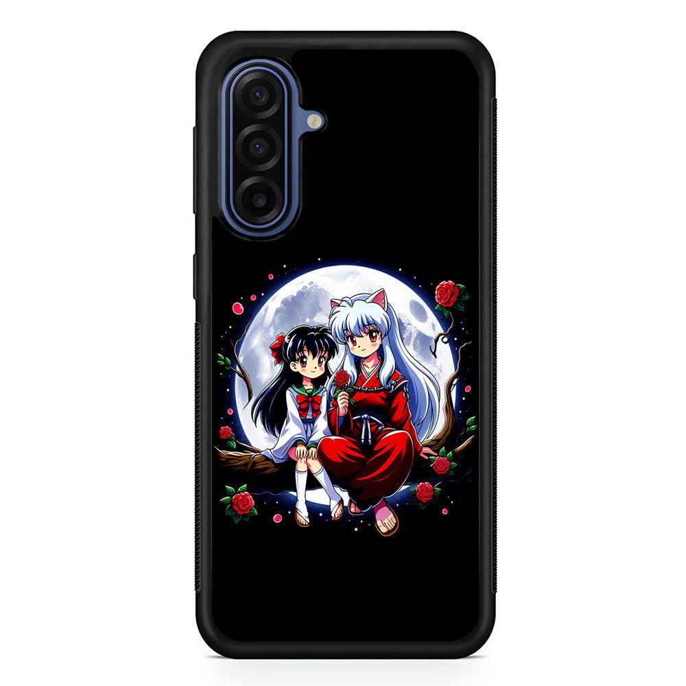 Inuyasha and Kagome Full Moon Samsung Galaxy A17 Case | Slim Protective Phone Cover