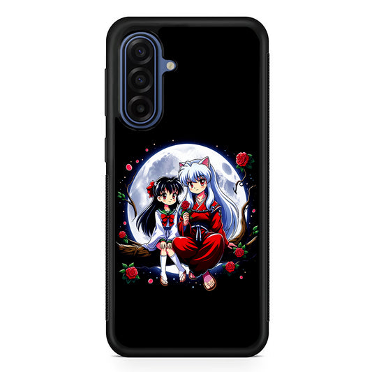 Inuyasha and Kagome Full Moon Samsung Galaxy A17 Case | Slim Protective Phone Cover