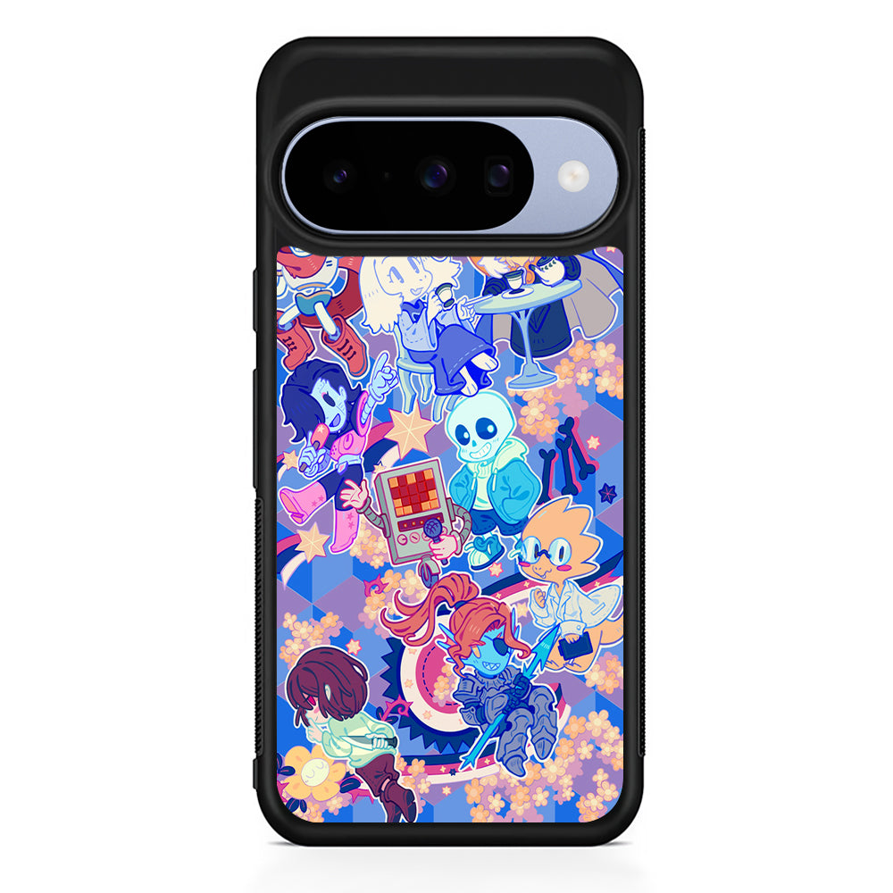 Undertale Games Google Pixel 10 Case | Google Pixel 10 Rubber Protective Case