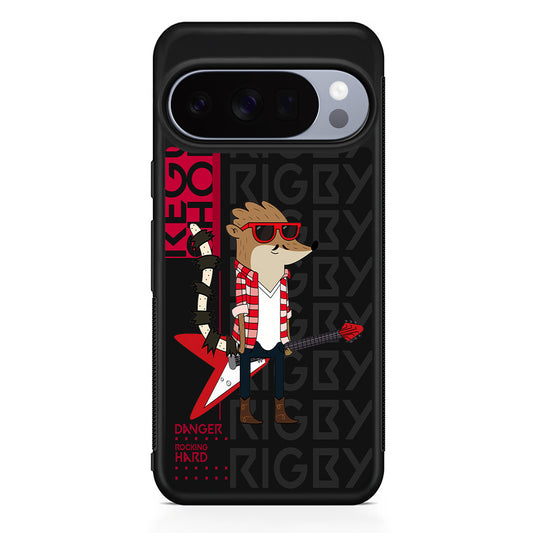 Regular Show Rigby Rockstar Google Pixel 10 Pro Case | Slim Google Pixel 10 Pro Rubber Case