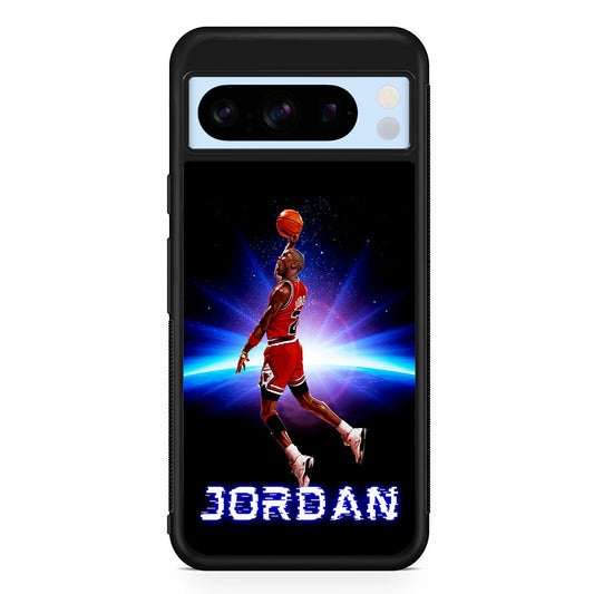 Jordan Slam Dunk Galaxy Google Pixel 8 Pro Case | Slim Rubber Case for Google Pixel 8 Pro