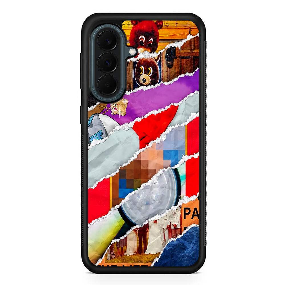 Kanye West Album Collage Samsung Galaxy A37 Case | Samsung Galaxy A37 Rubber Phone Case