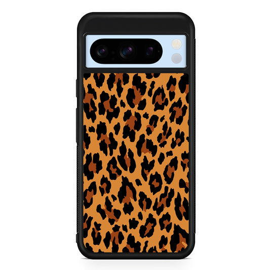 Brown Leopard Skin Pattern Google Pixel 8 Pro Case | Slim Rubber Case for Google Pixel 8 Pro